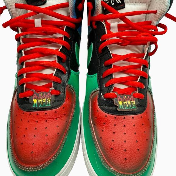 Nike Air Force 1 High 07 Custom A Tribe Called Quest From Jerobi‎ White Size 12 - Picture 6 of 12